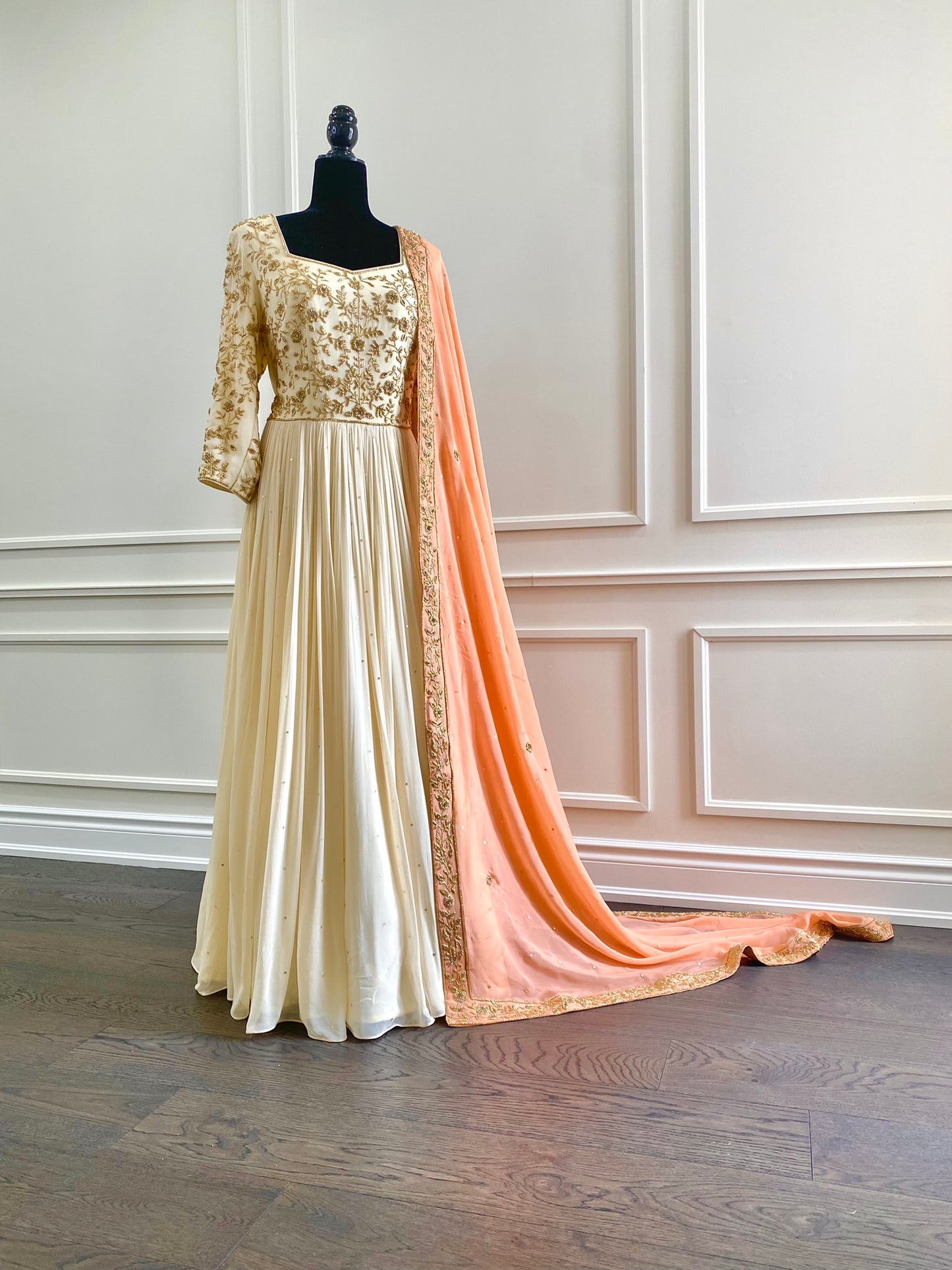 Hand Embroidery Anarkali