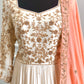 Hand Embroidery Anarkali 